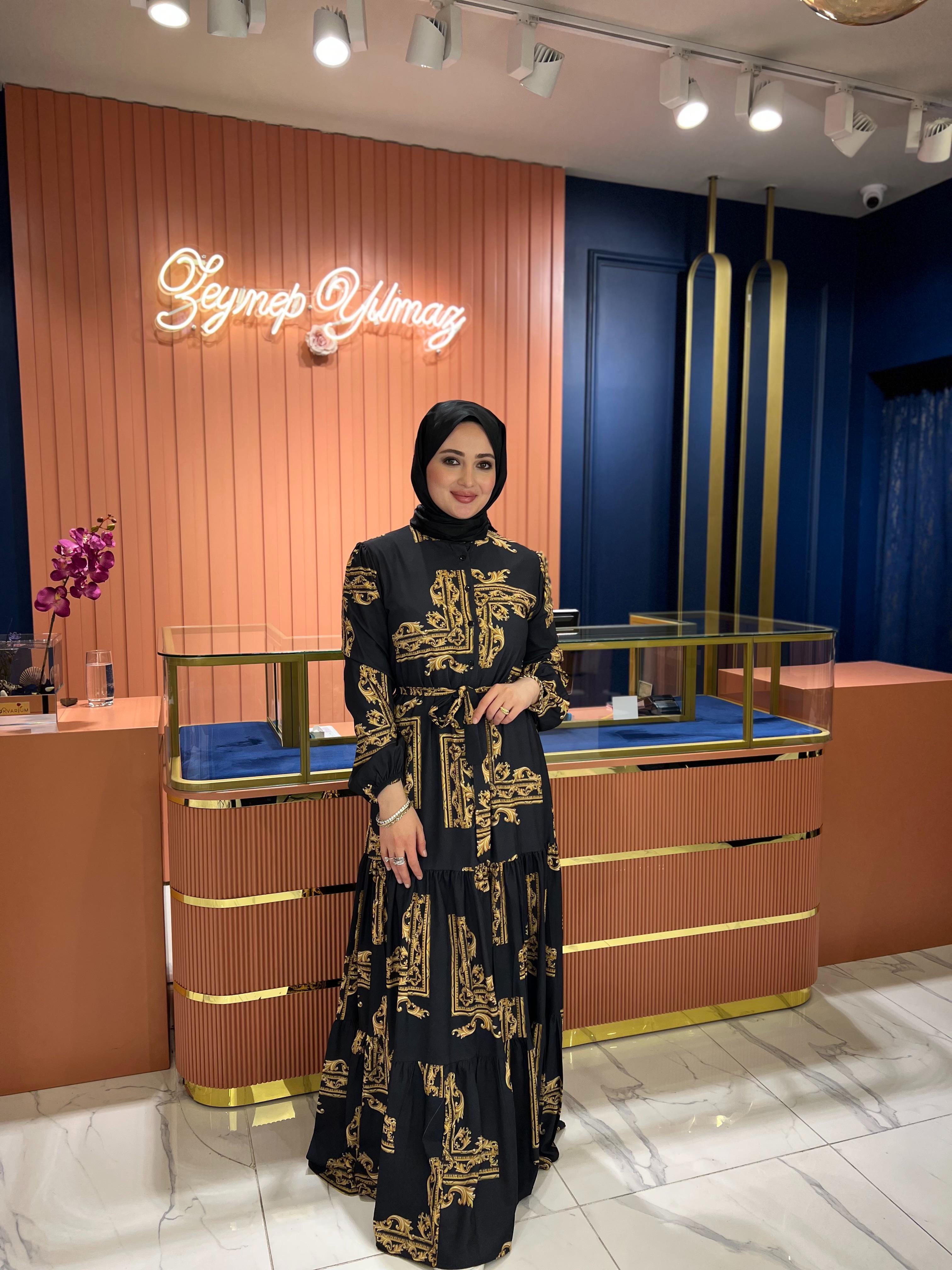 İpek Krep Jenny Elbise 