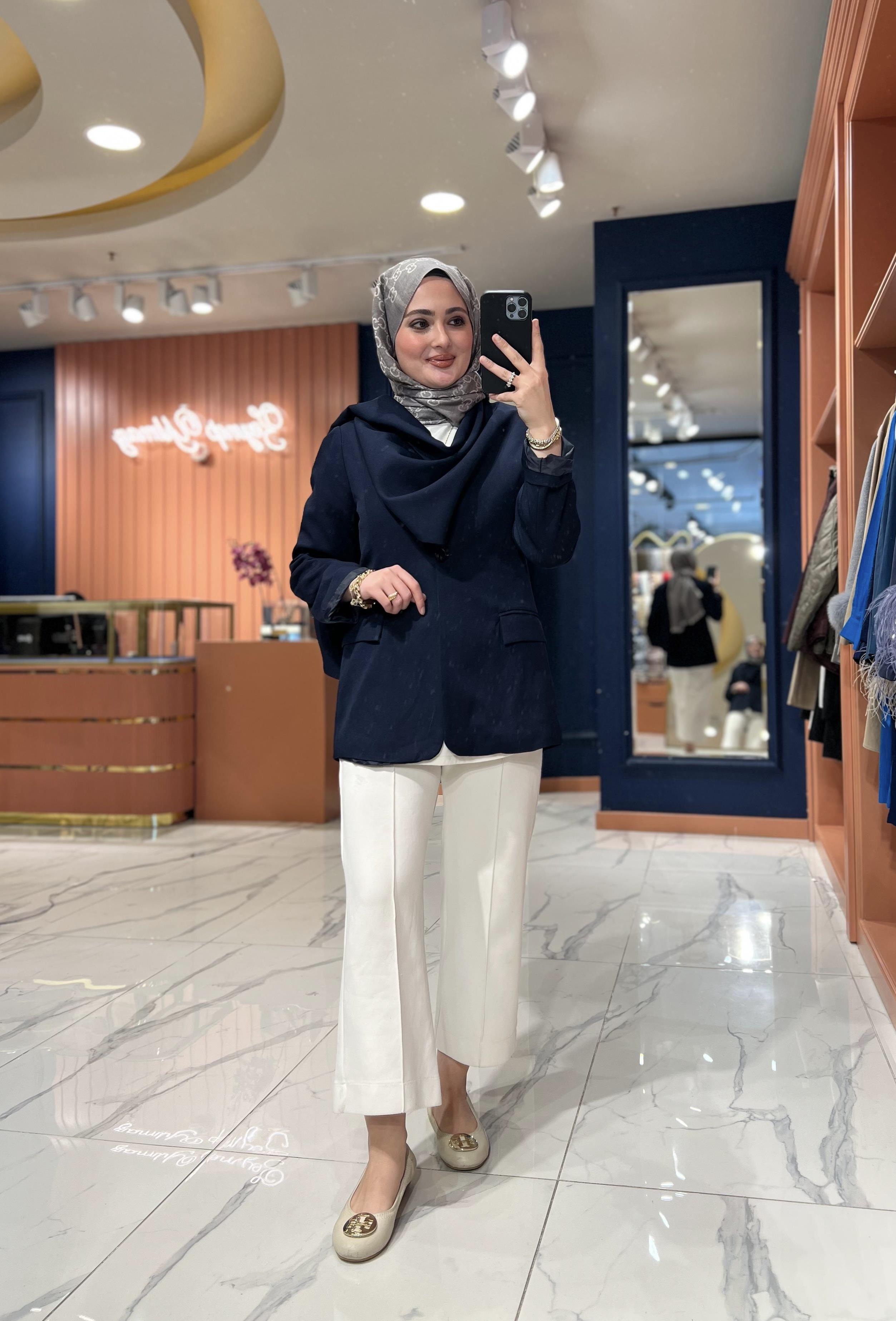 Şal Yaka Blazer Ceket | Lacivert