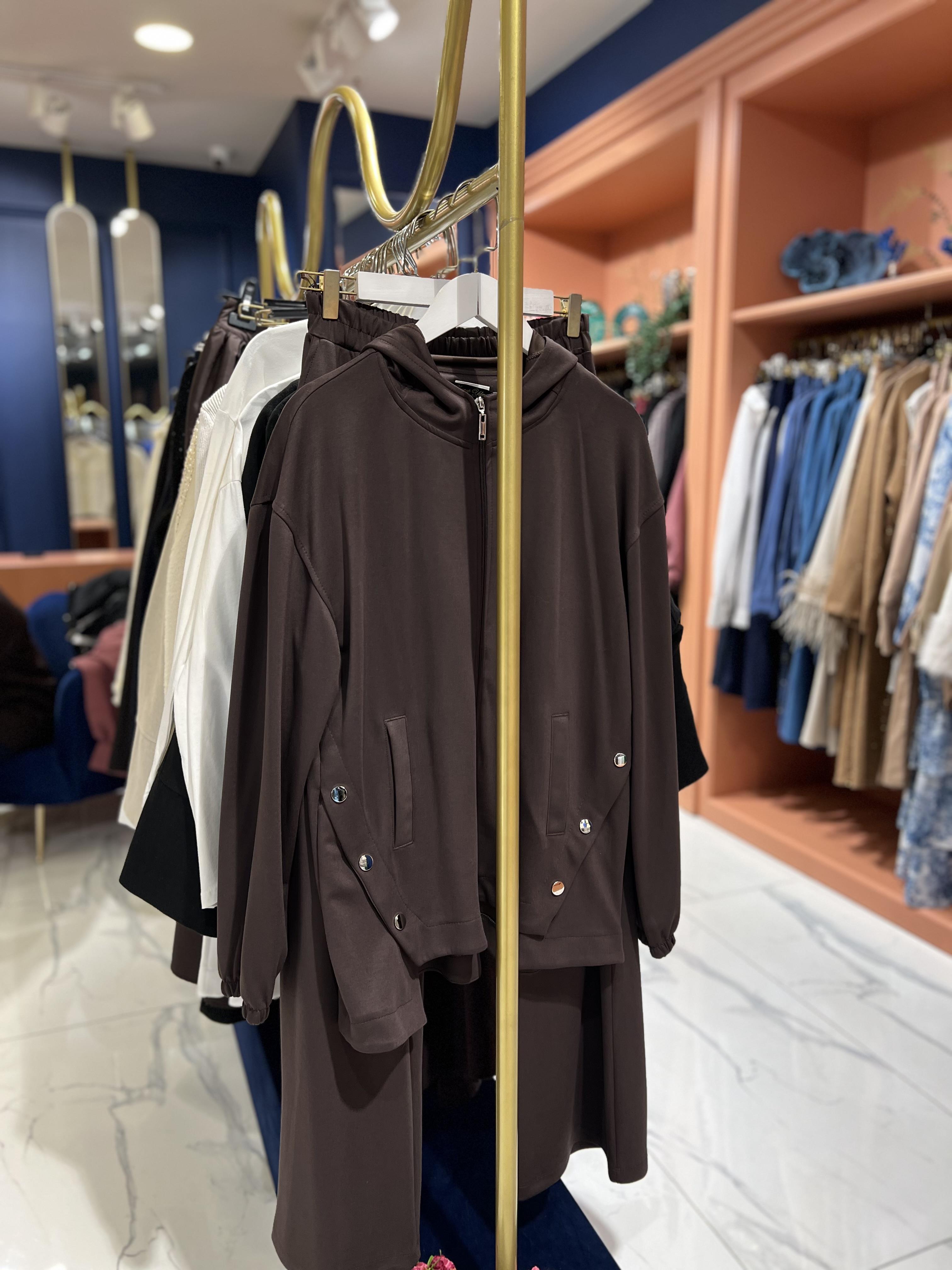 Çıtçıt Detaylı Oysh Takım | Acı Kahve