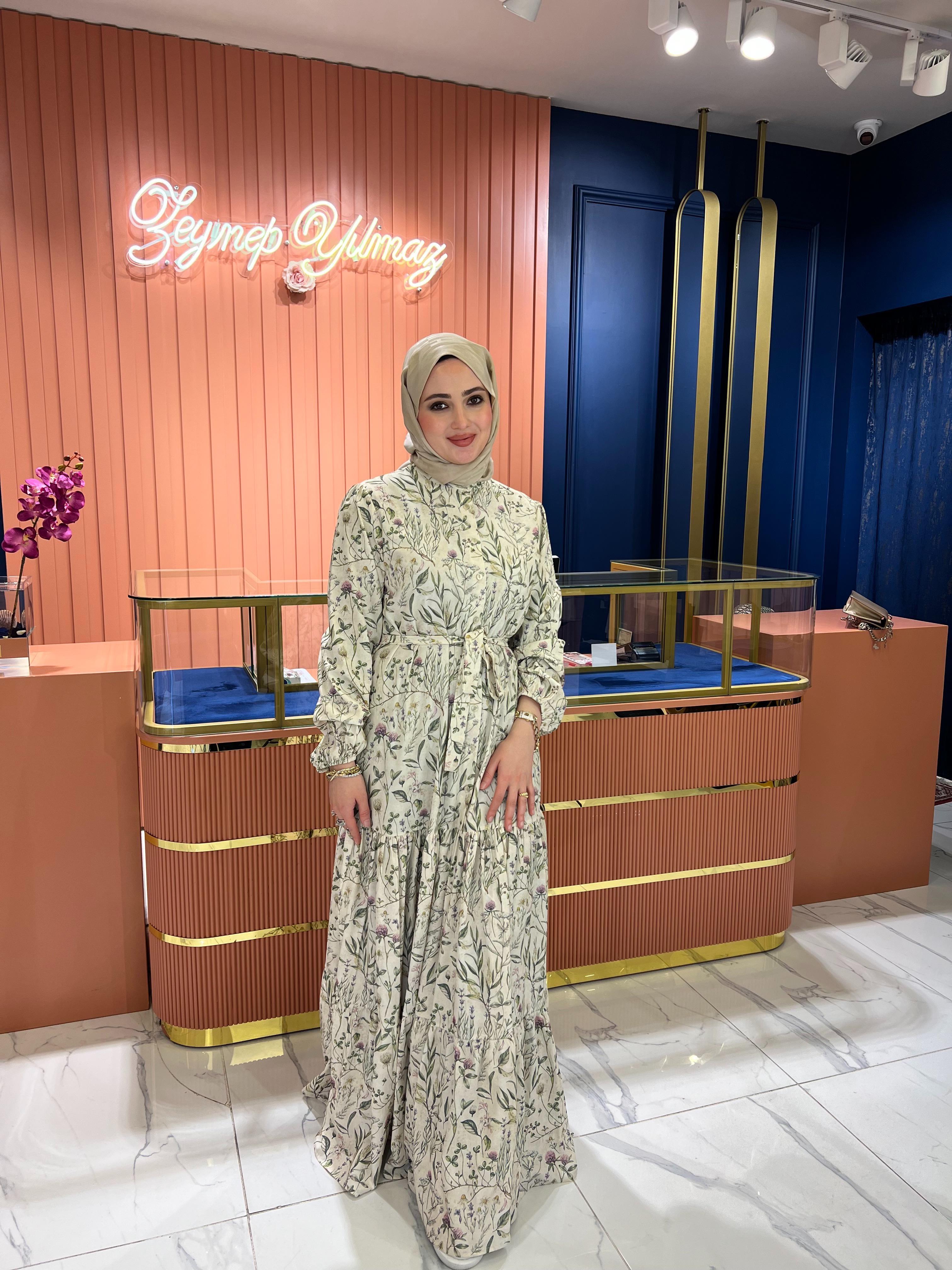 İpek Krep Bella Elbise 