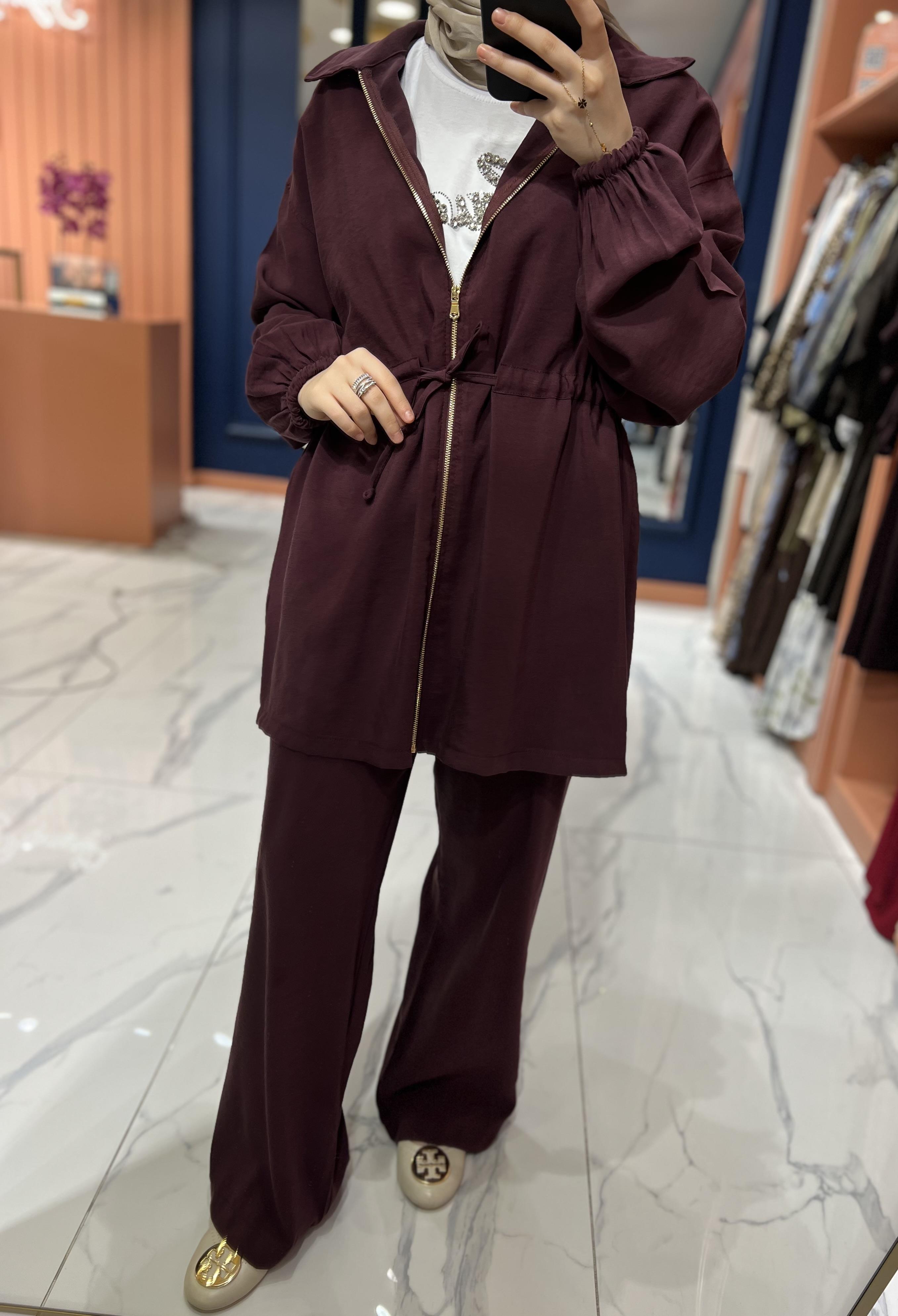 İpek Qupra Bella Takım Mürdüm