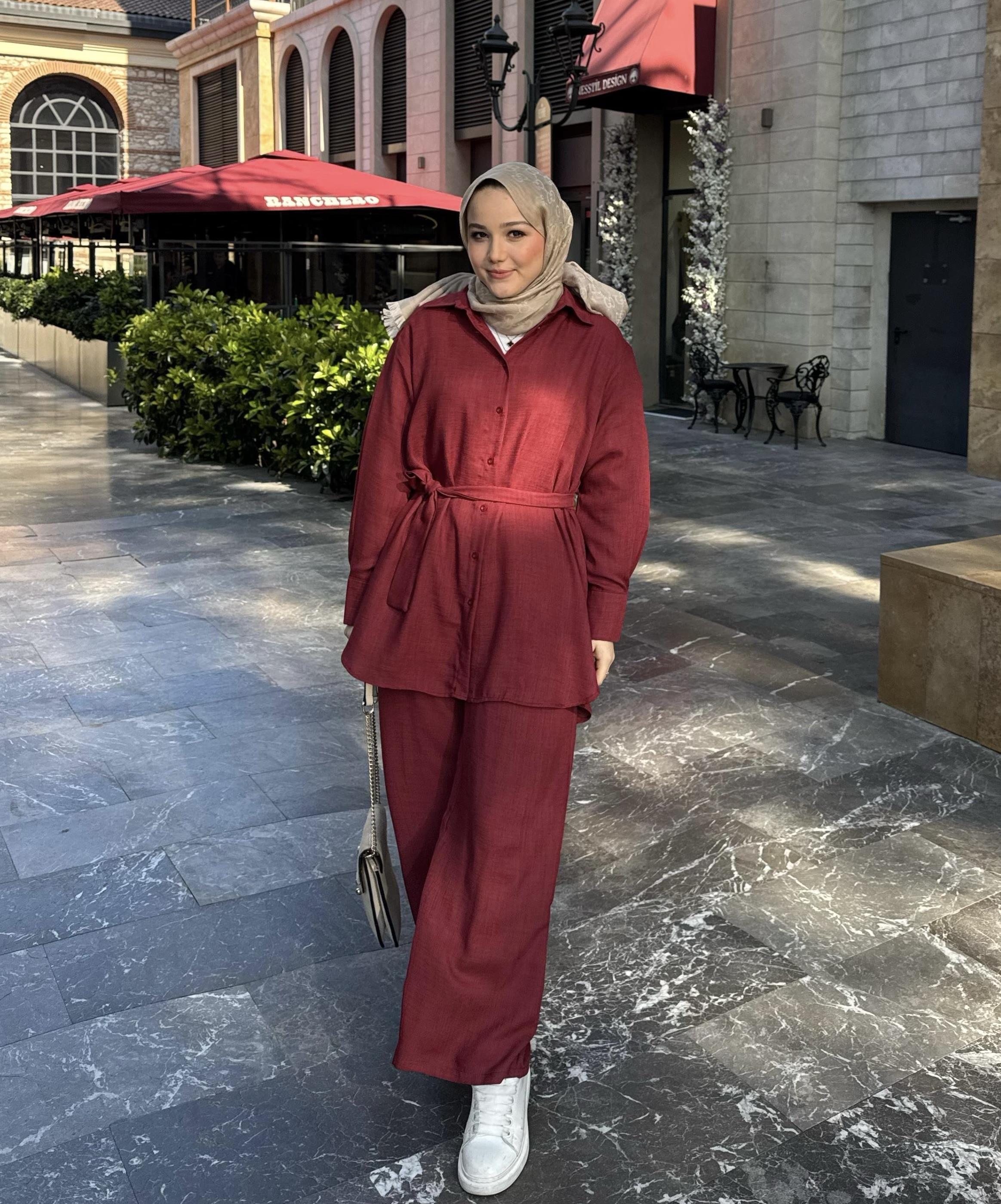Keten Takım Bordo