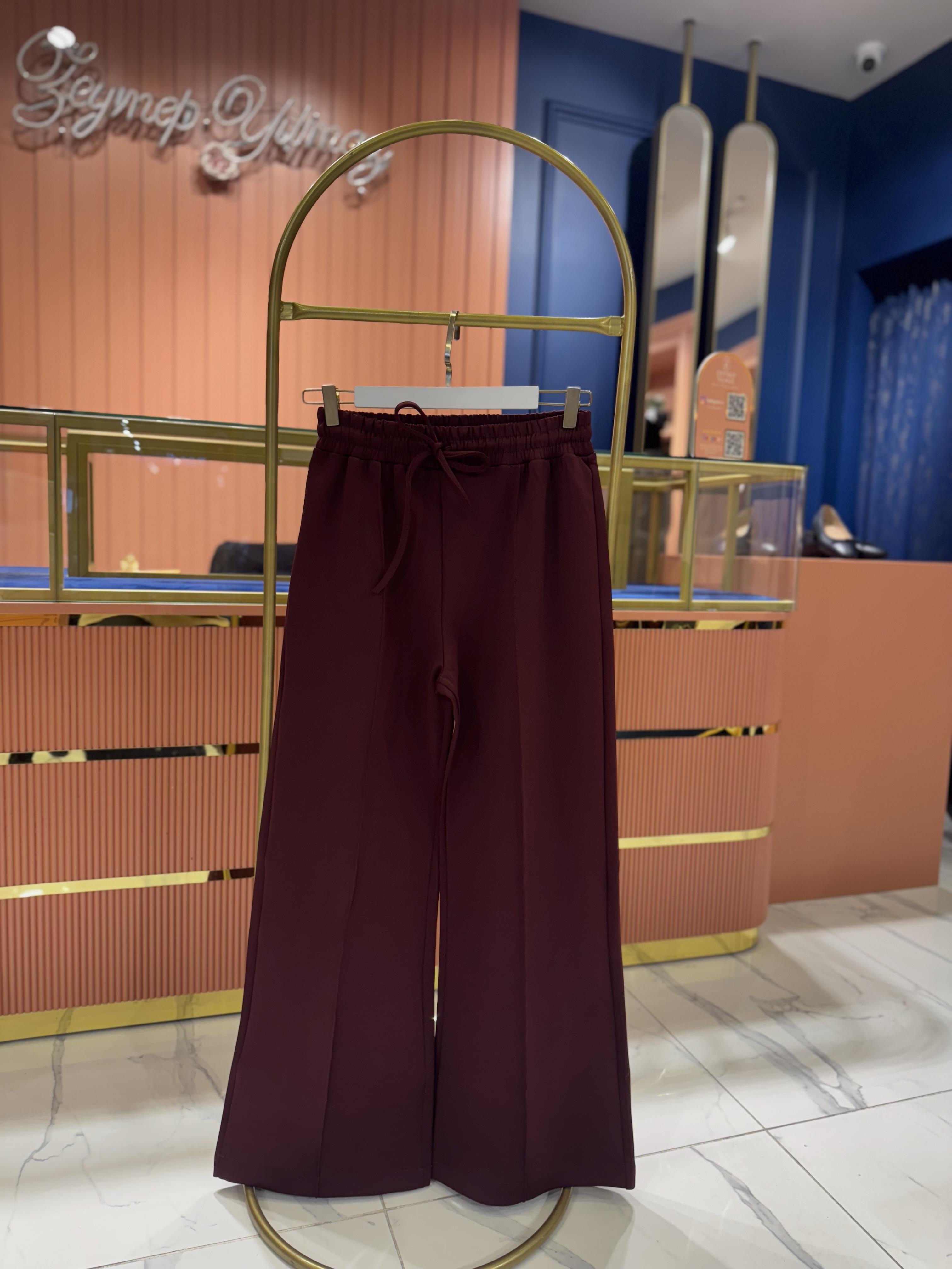 Scuba Uzun Pantolon | Bordo