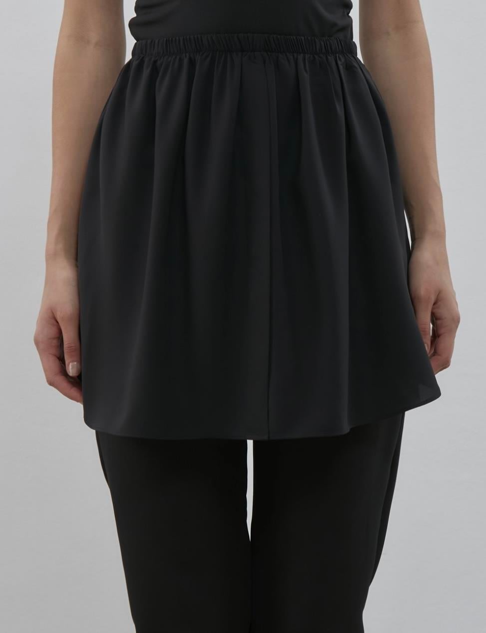 Yarım Krep İçlik | Siyah