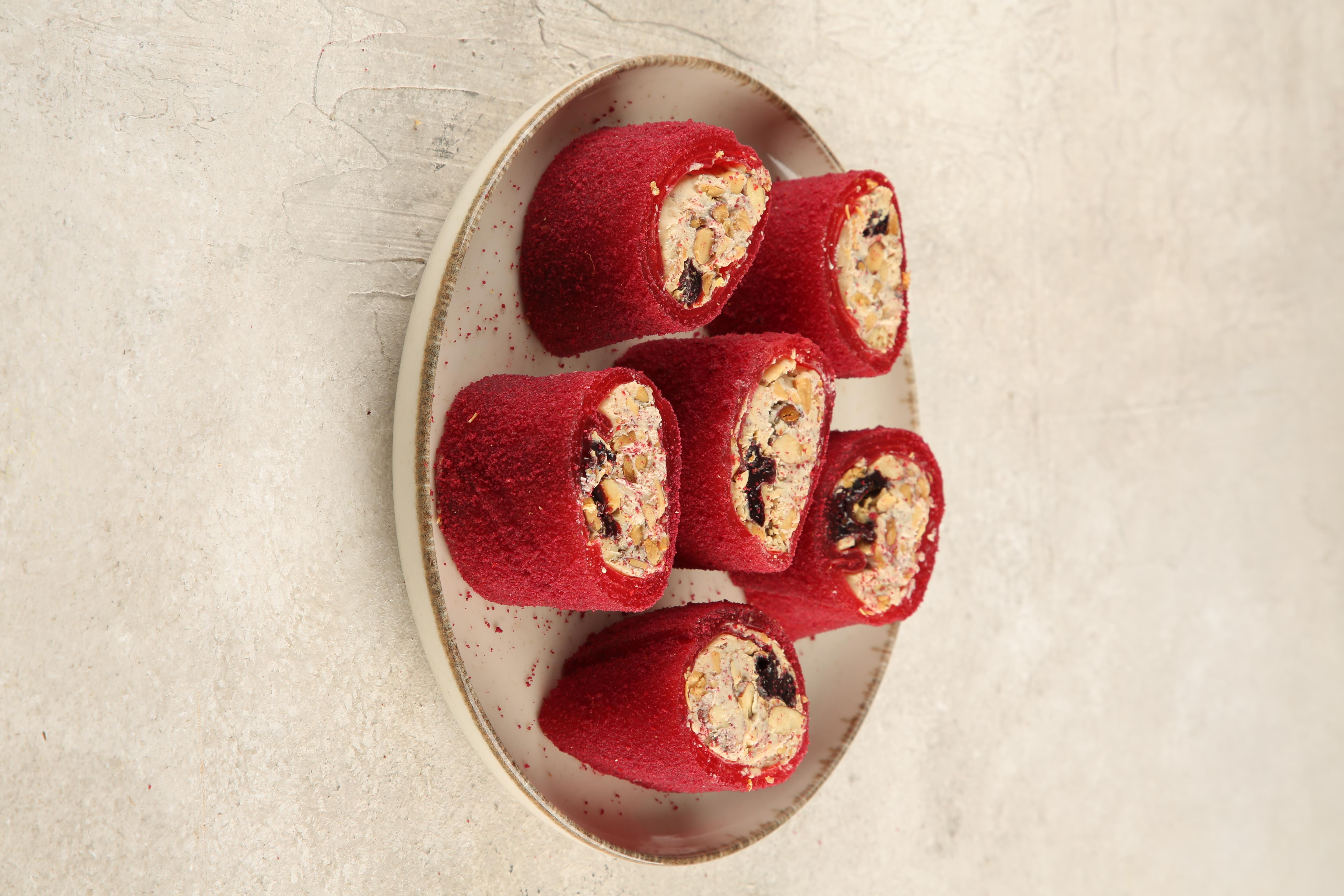 Çilekli Vanilyalı Sarma