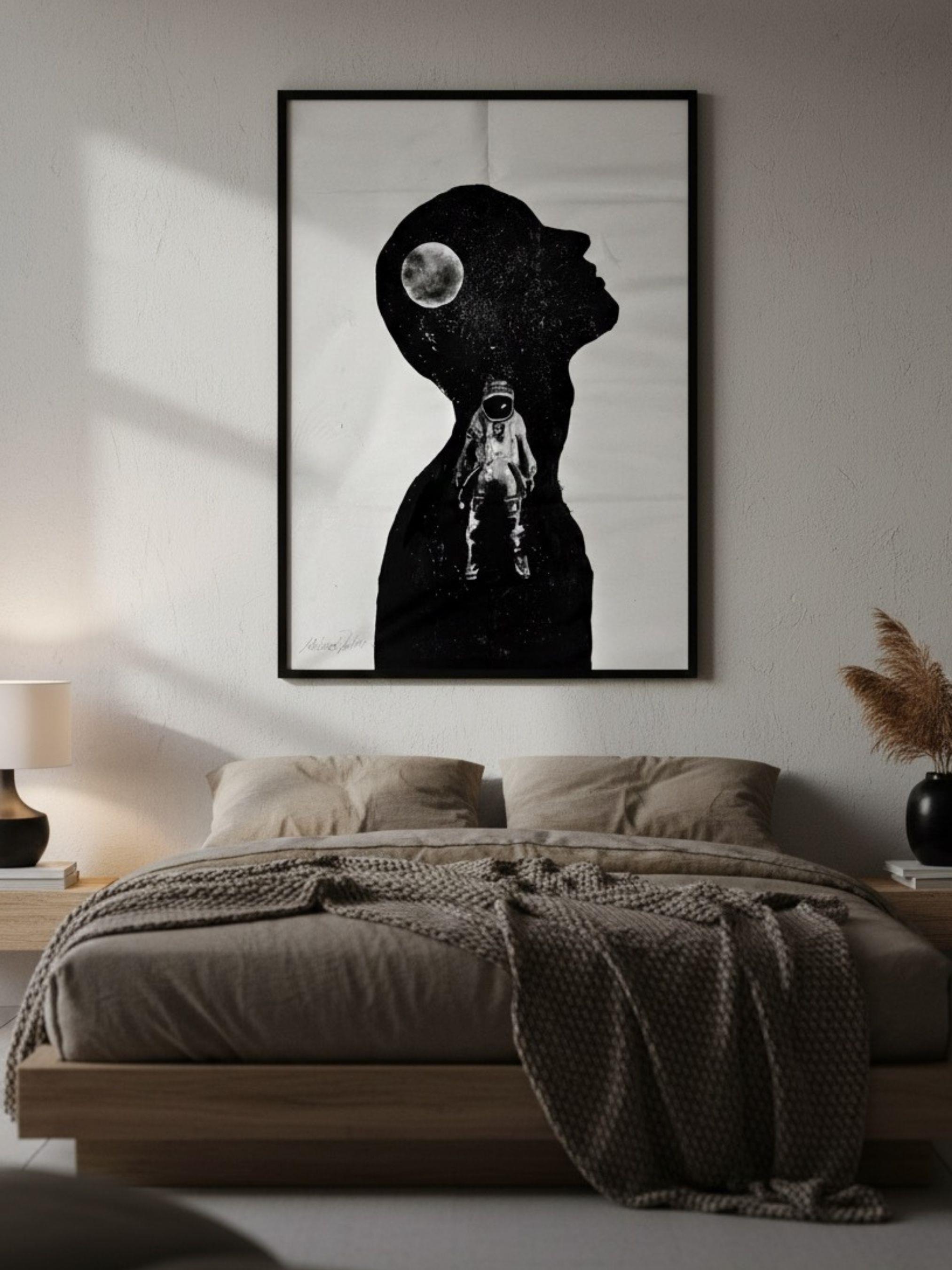 İç Evren – Minimal Figüratif Sanat Baskısı