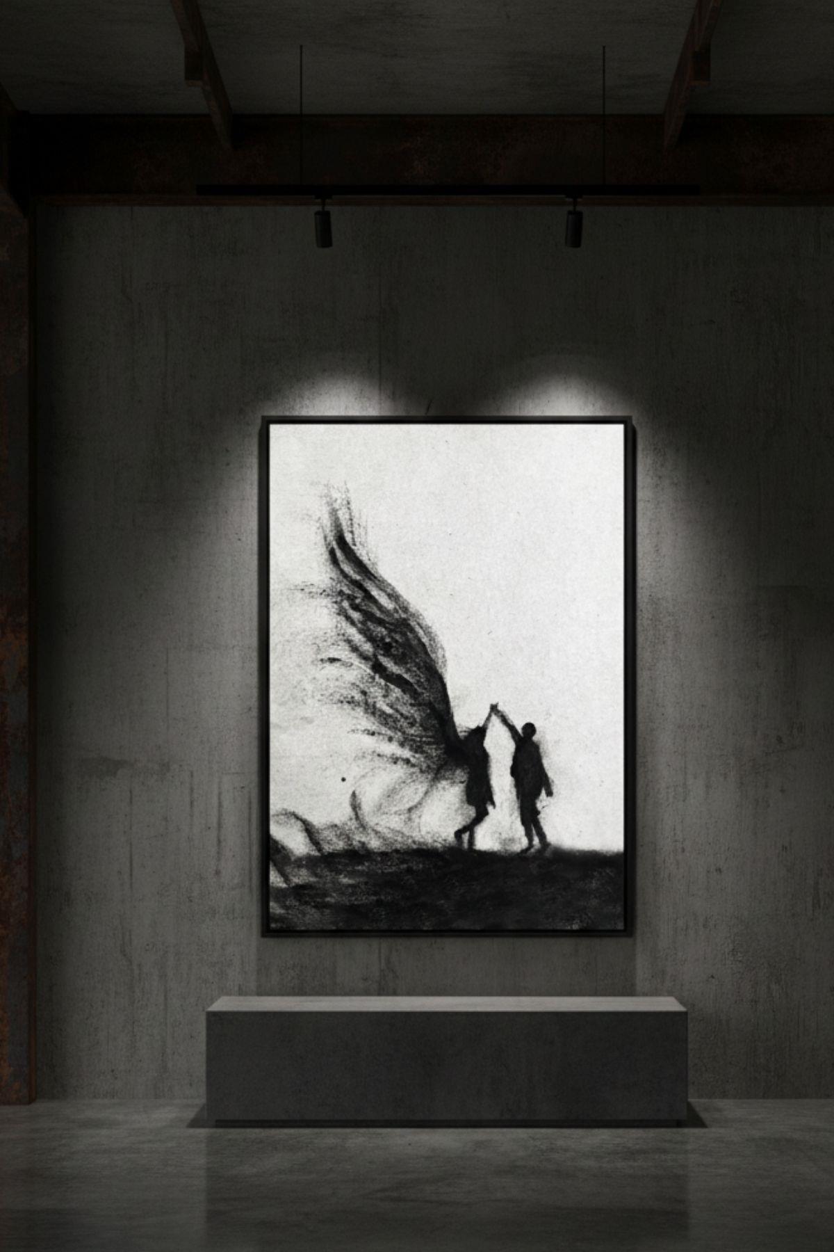 Melek Dansı – Minimal Figüratif Sanat Baskısı