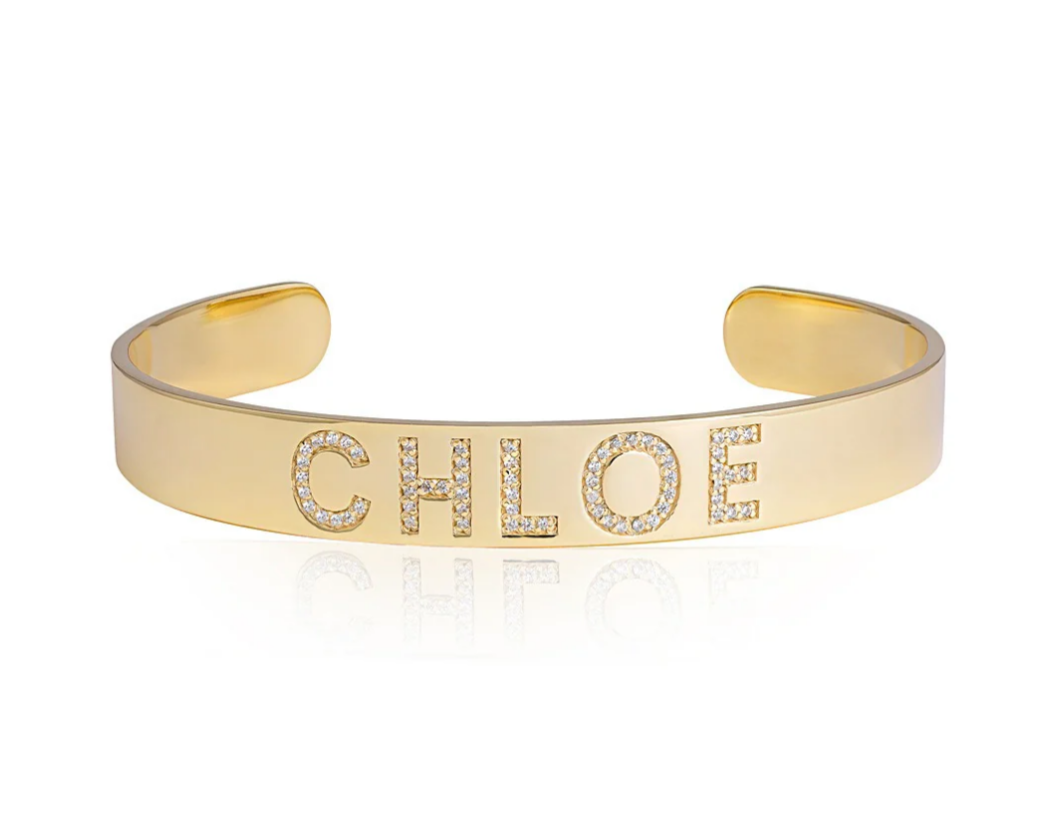 14K Name Cuff