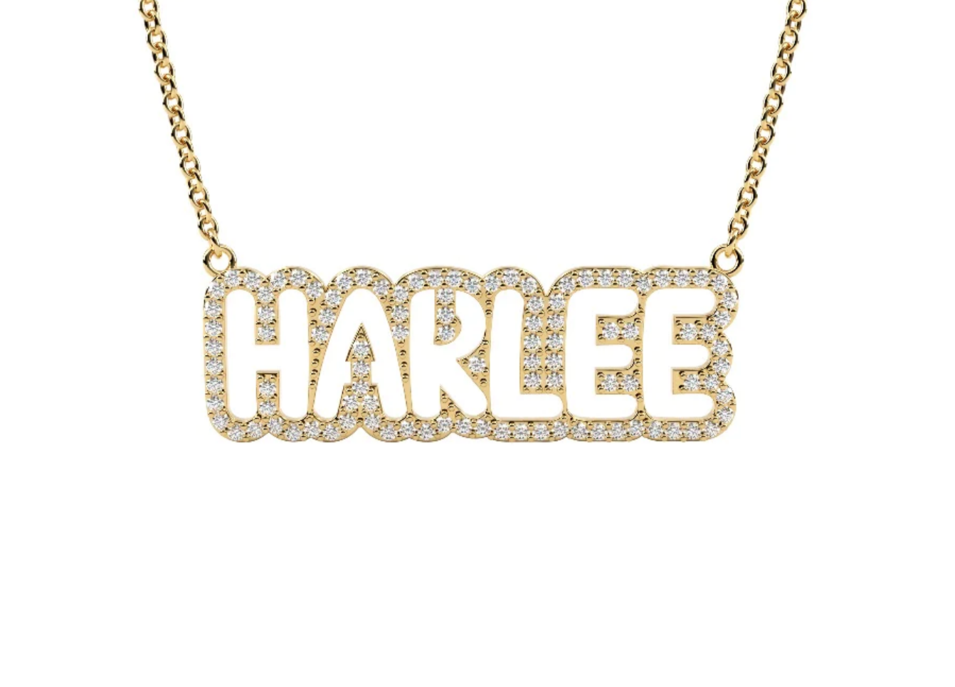 Bubble Taşlı Kolye