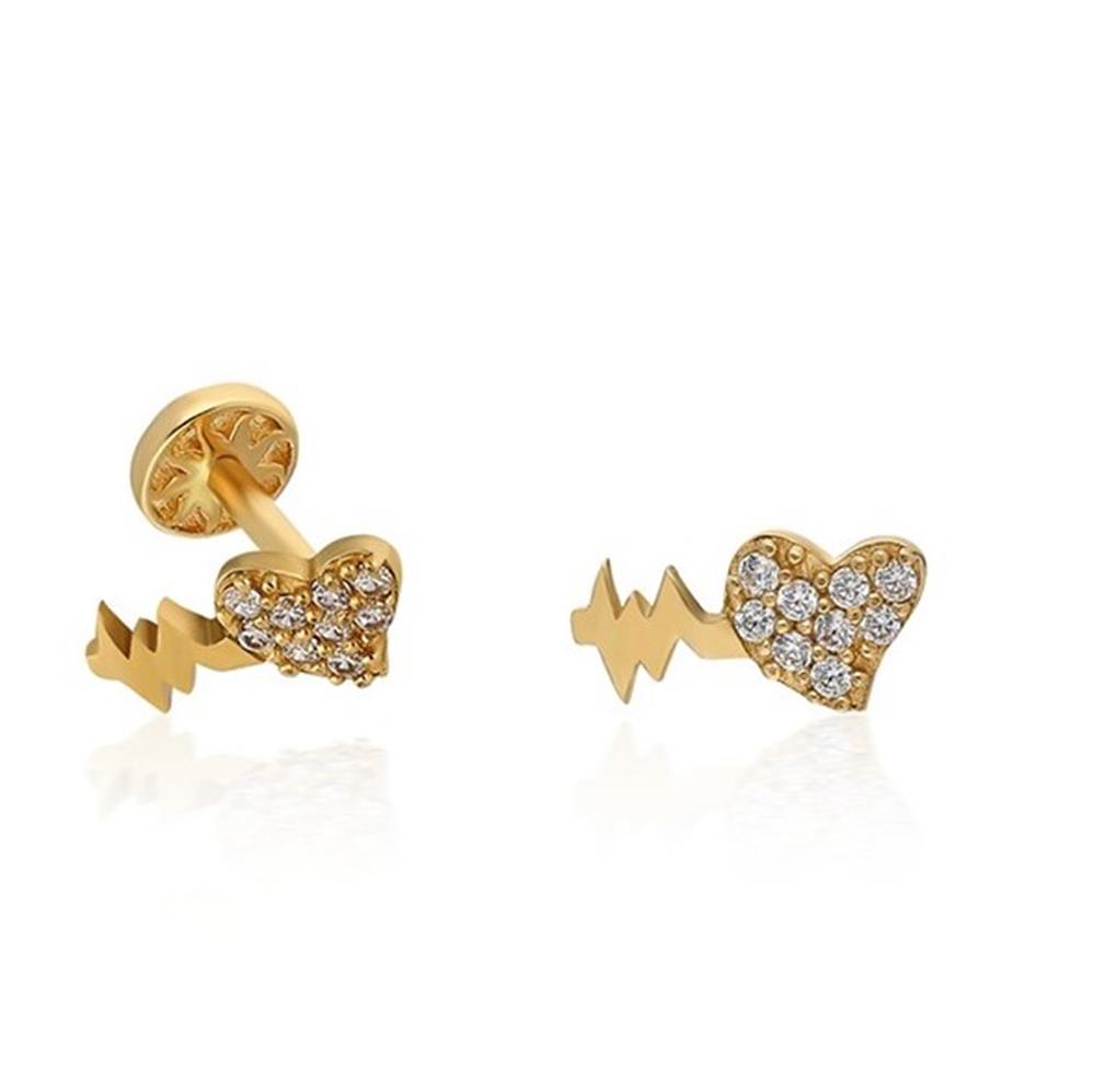 Kalp Atışı Piercing