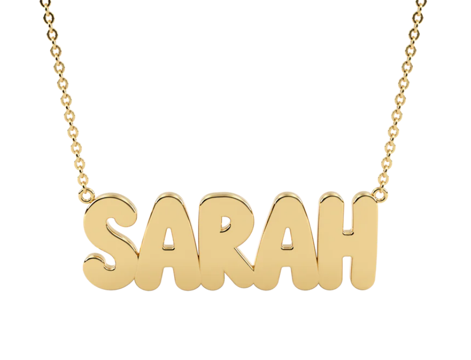 Sade Bubble İsim Kolye