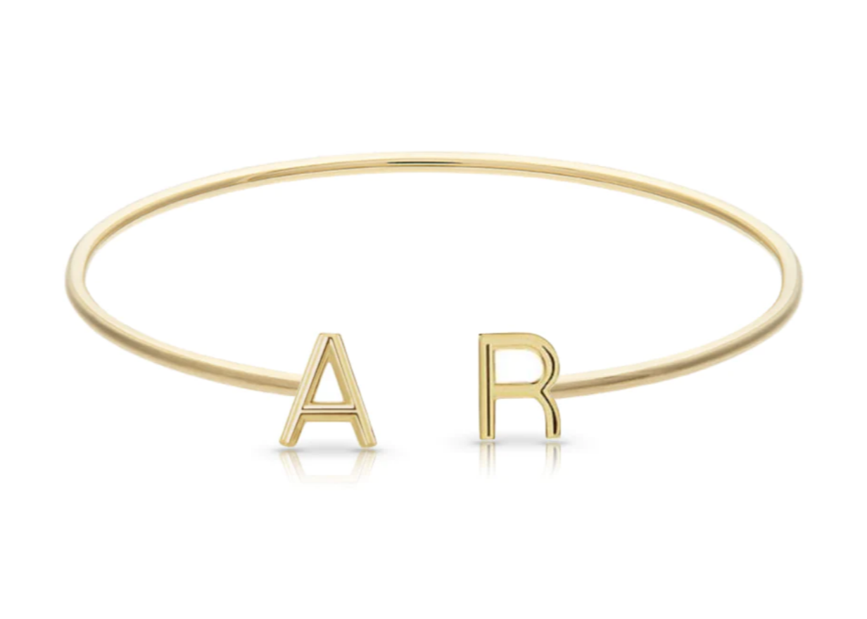 Sade İki Harfli Bileklik