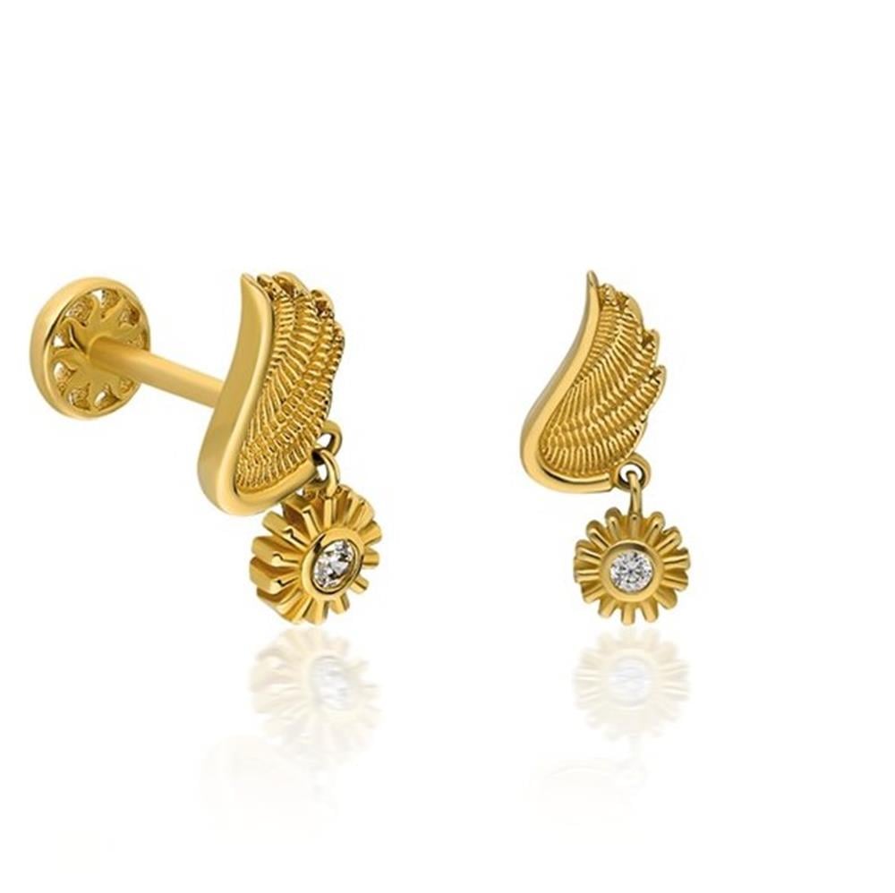 Taşlı Kanat Piercing