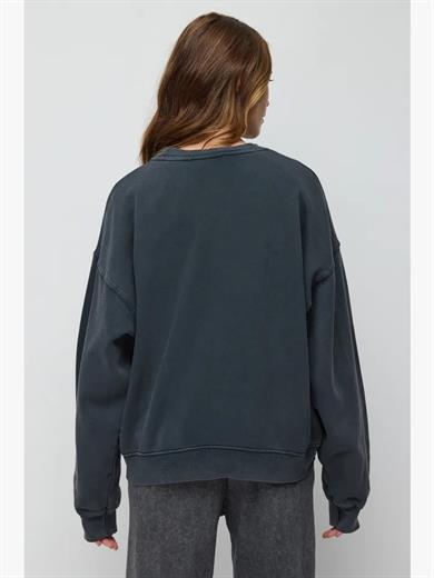 Daves Antrasit Baskılı Sweatshirt