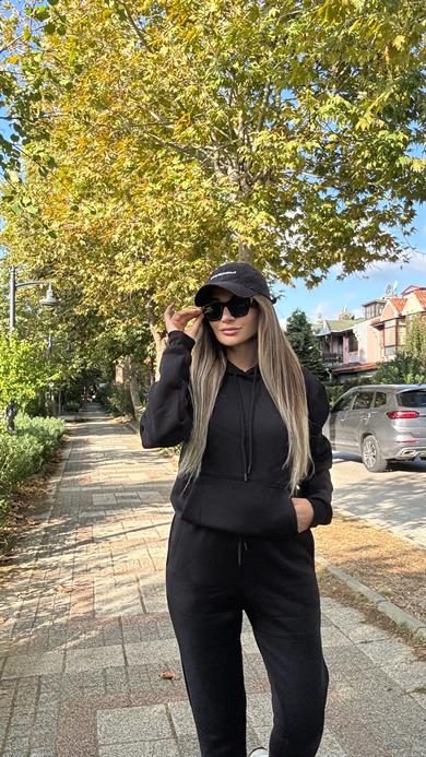 Eşofman Alt -Üst Takım -Siyah