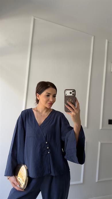 Lüx Kalite Tensel Tiril Takım - Lacivert