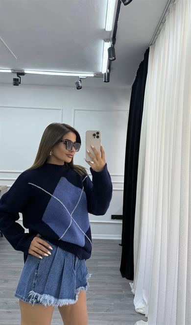 Pileli Kadın Kot Şort Etek