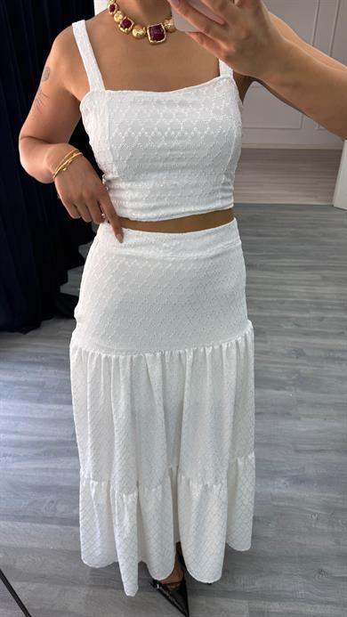 Premium kalite brode kumaş takım