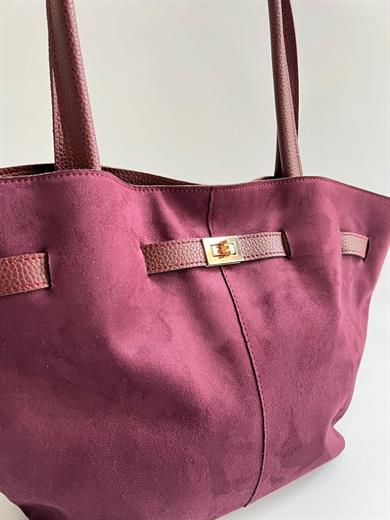 Premium Kalite Model El Ve Kadın Omuz Çantası -Bordo