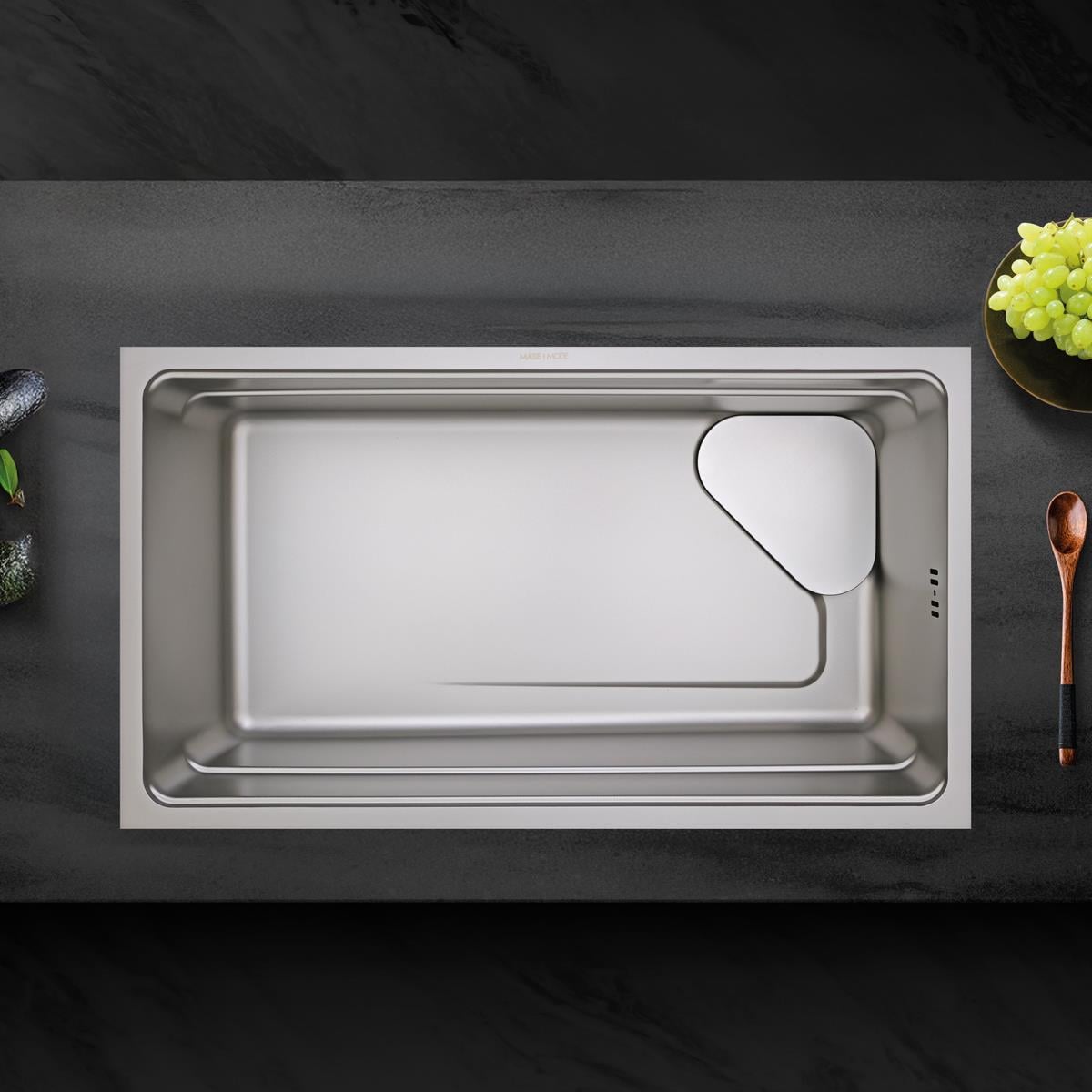 Avio Eviye Seti 76x43 cm İnoks (Chrome)