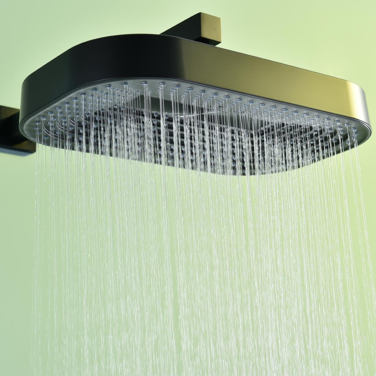 Dame 200 * 325 mm Tepe Duş Başlığı Black