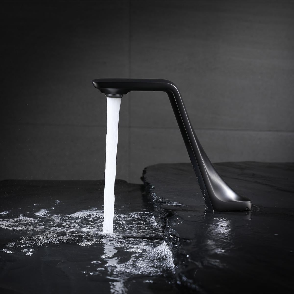 Days Fotoselli Lavabo Bataryası  Gun Metal