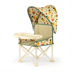 Minimono PlusUp Tenteli Portatif  Mama Sandalyesi, Karpuz & Ananas
