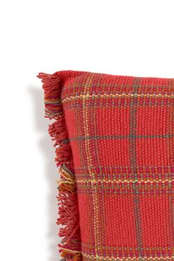 Lorena Canals Çocuk Odası Yastığı, Tartan Mapple Red