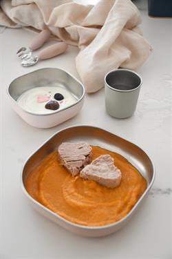 Beaba 3lü Paslanmaz Çelik Beslenme seti, Cotton Candy