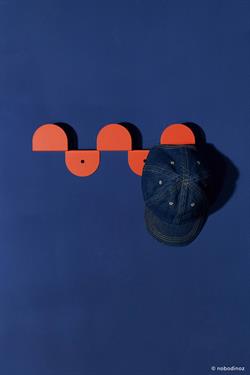 Vibes Metal Duvar Askısı, Burnt Red