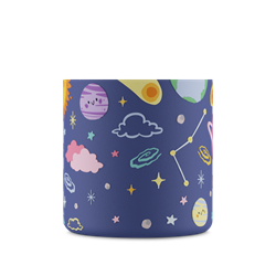 24Bottles Kids Bottle Pipetli Paslanmaz Çelik Çocuk Su Matarası 250 ml, Space Friends