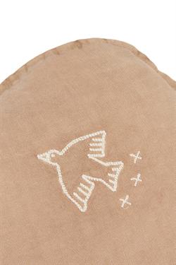 Nobodinoz İşlemeli Fransız Keten Yastık, Cloud Sesame