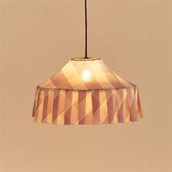 Nobodioz Nicole Aydınlatma Şapkası, 50cm çap, Lilac Diagonal Stripe