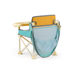 Minimono PlusUp Tenteli Portatif  Mama Sandalyesi, Sarı & Yeşil