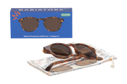 Babiators Amber Polarize Lensli Keyhole Güneş Gözlüğü Totally Tortoise 3-5 Yaş