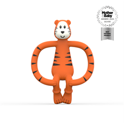 Matchstick Monkey Silikon Diş Kaşıyıcı, Teddy Tiger