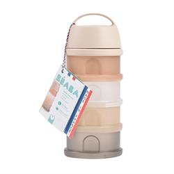 Beaba 4 Katmanlı süt tozu kutusu ve atıştırmalık kabı (Clay)