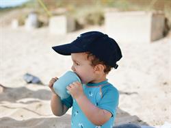 2 Kulplu Silikon Öğrenme Suluğu Blue