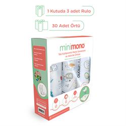 Minimono 3Lü Desen Mama Sandalyesi Altı Ve Aktivite Örtüsü