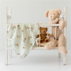 Çok Amaçlı Organik Müslin Örtü - Fare Desenli