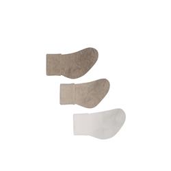 Lille Trove, Yenidoğan Çok Renkli Çorap 3lü Kutu / Bej