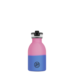 24Bottles Kids Bottle Paslanmaz Çelik Çocuk Su Matarası 250 ml, Reactive Pembe/Mavi