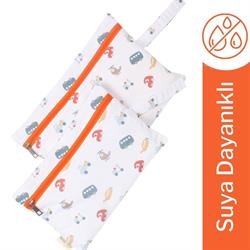 Temiz / Islak/Kirli 2li  Çanta seti,Beepsy