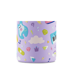 24Bottles Kids Bottle Pipetli Paslanmaz Çelik Çocuk Su Matarası 250 ml, Music Friends
