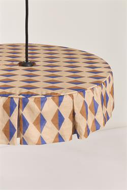 Vibes Aydınlatma Şapkası, 50cm çap, Brown Blue Harlequin