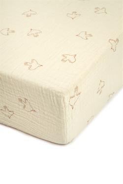 Wabi Sabi Lastikli Çarşaf, Brown Hoshi Birds