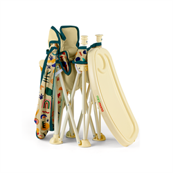 Minimono PlusUp Tenteli Portatif  Mama Sandalyesi, Tropik