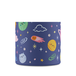 24Bottles Kids Bottle Pipetli Paslanmaz Çelik Termos 330 ml, Space Friends