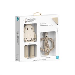 Matchstick Monkey İlk Dislerim Silikon Diş Kaşıyıcı Baslangic Seti, Giraffe