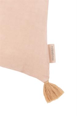 Nobodinoz İşlemeli Fransız Keten Yastık, Powder Pink